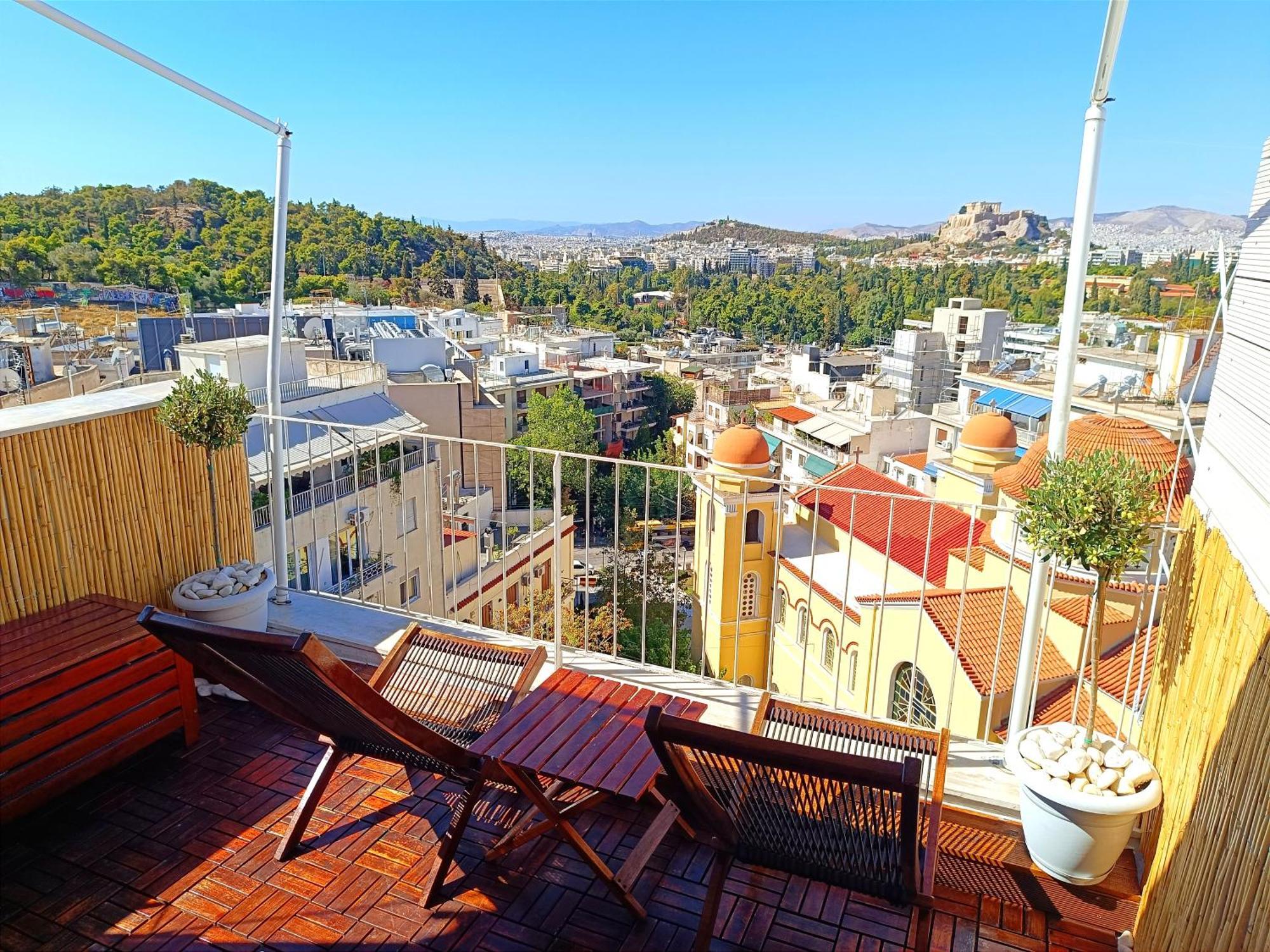 Penthouse With Acropolis View Leilighet Athen Eksteriør bilde